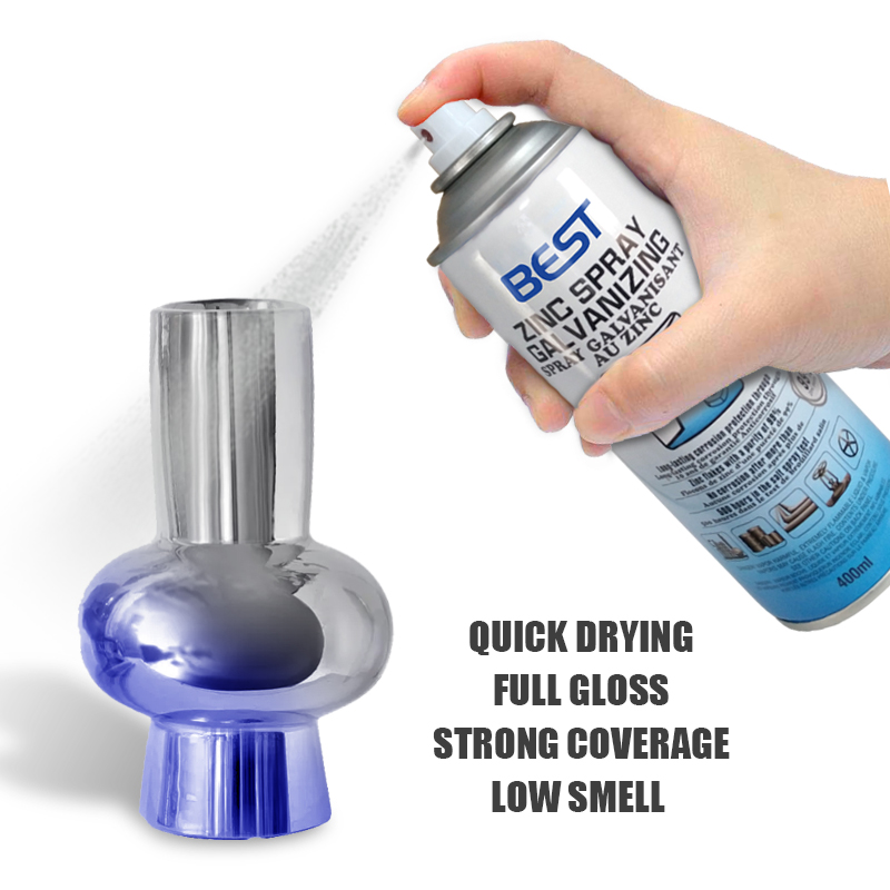 Spray di zinco zincatura ricca di vernice ricca di vernice di vernice spray 400ml spray zinco zinca a freddo